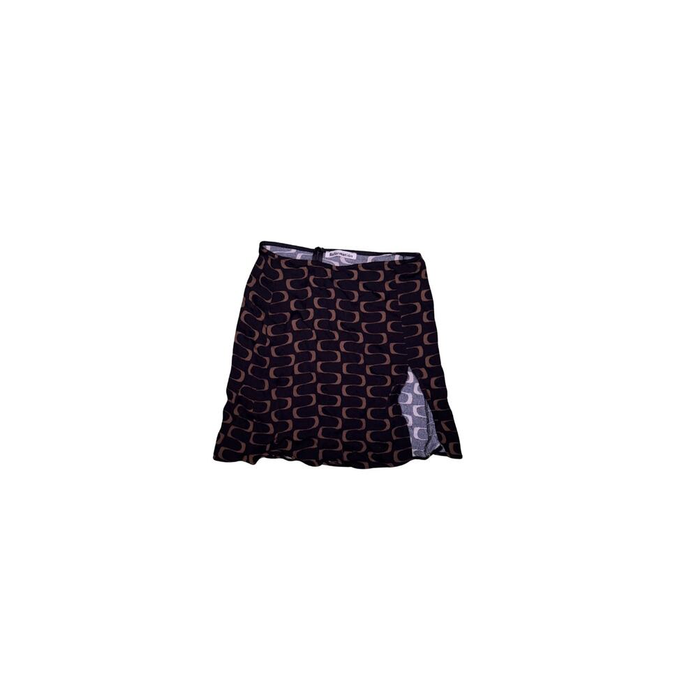reformation geometric skirt
